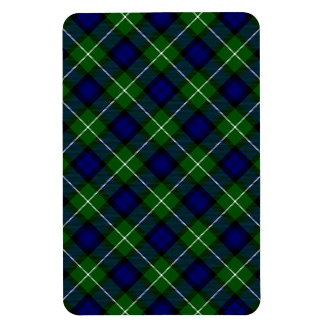 Íman Xadrez azul-tartan (Vertical)