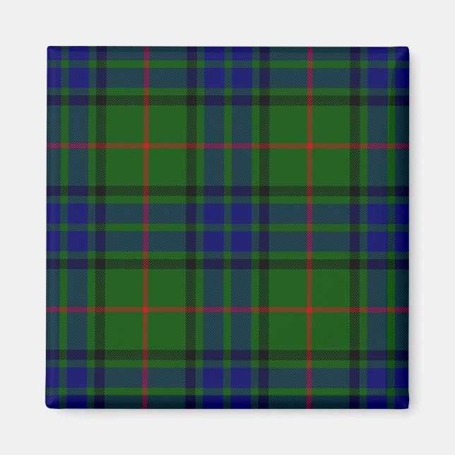 Íman Xadrez azul-tartan Lauder (Frente)