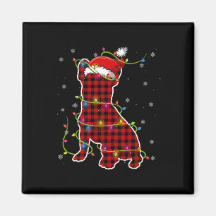 Íman Xadrez Buffalo Bulldog Papais noeis de Natal