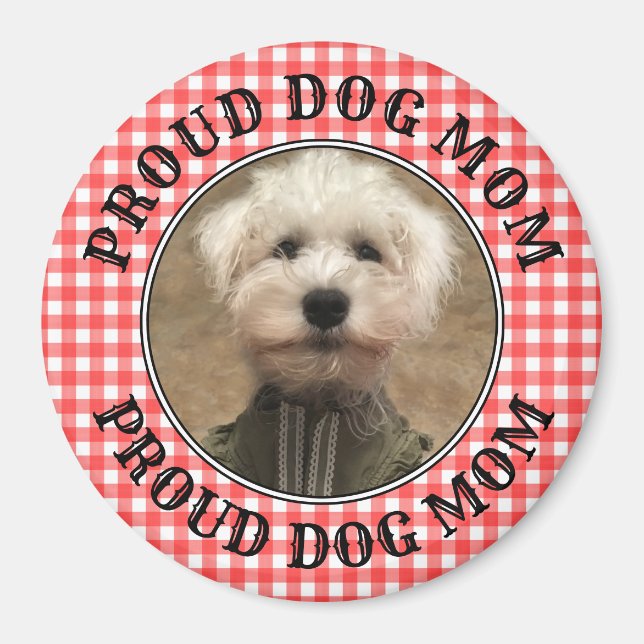 Íman Xadrez de Verificação de Buffalo Vermelho do País  (Frente)