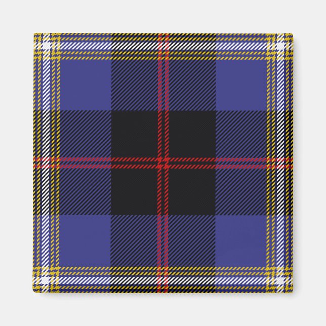 Íman Xadrez do Scottish Clan Hill Tartan (Frente)