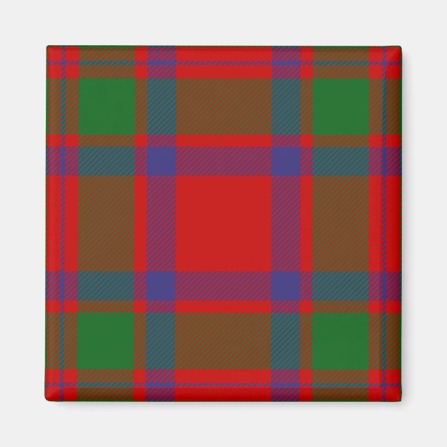 Íman Xadrez do Scottish Clan MacIntosh Tartan (Frente)