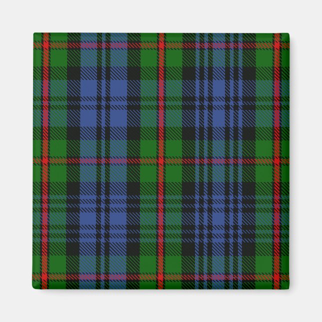 Íman Xadrez do Scottish Clan MacKinlay Tartan (Frente)