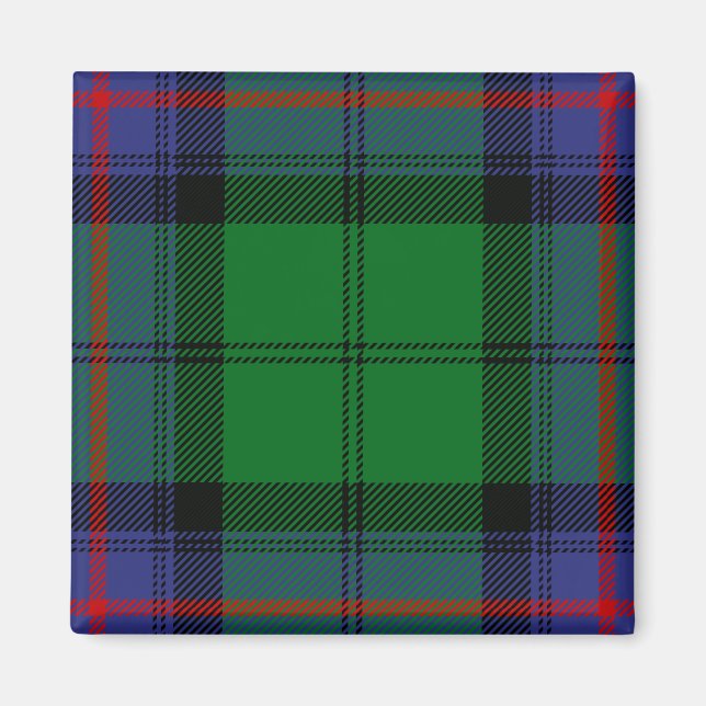 Íman Xadrez escocesa Clan Armstrong Tartan (Frente)