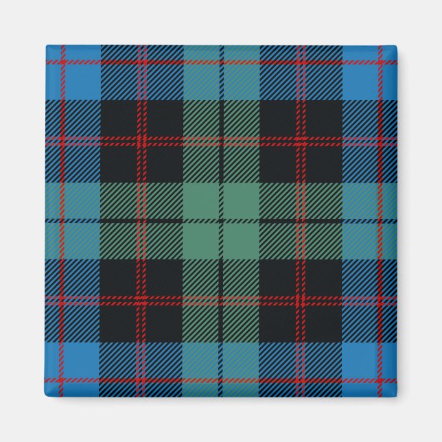 Íman Xadrez Escocesa Clan Guthrie Tartan (Frente)