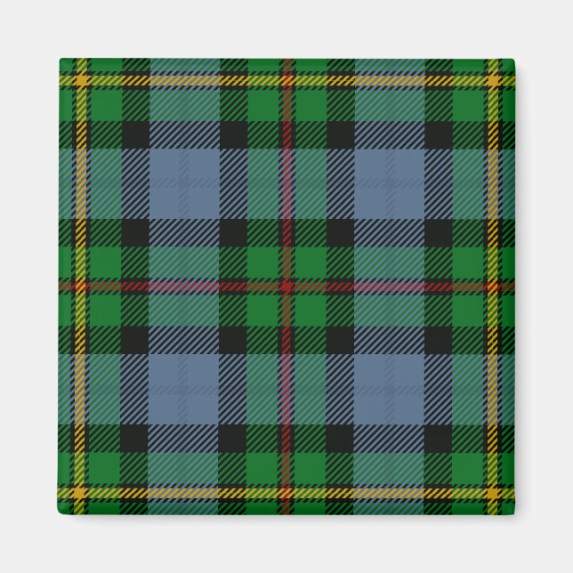 Íman Xadrez Escocesa Clan Smith Tartan (Frente)