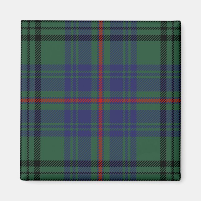 Íman Xadrez escocesa Clan Walker Tartan (Frente)
