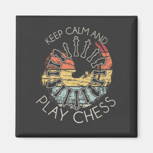 Íman Xadrez - Fique calmo e jogue xadrez