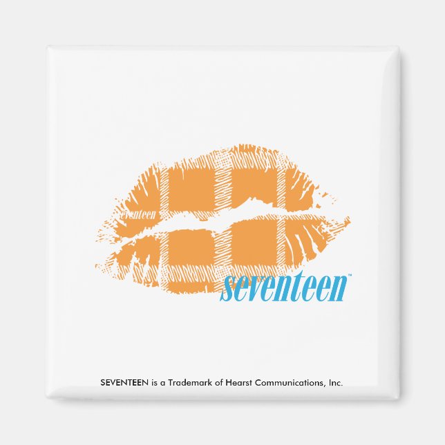 Íman Xadrez Laranja (Frente)