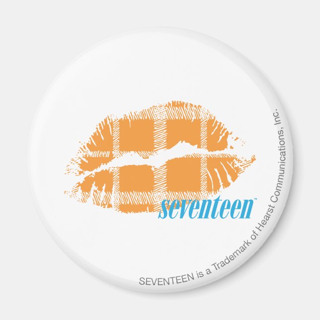 Íman Xadrez Laranja (Frente)