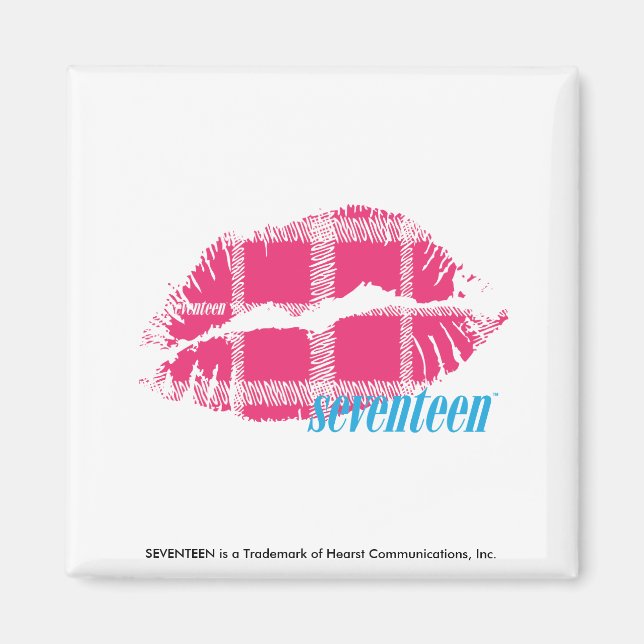 Íman Xadrez Magenta (Frente)