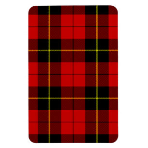 Íman Xadrez preto Wallace Tartan