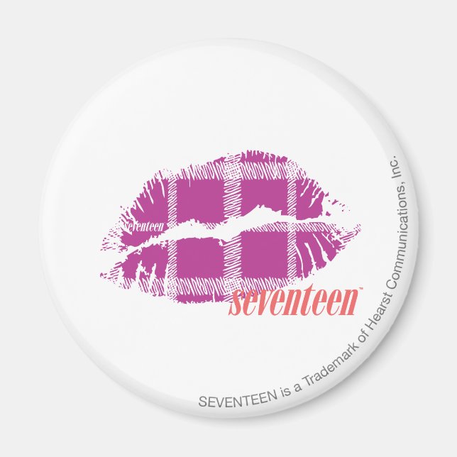 Íman Xadrez Roxo (Frente)