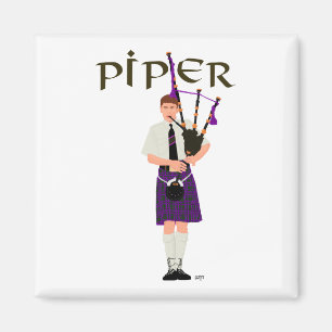 Íman Xadrez Roxo PIPER