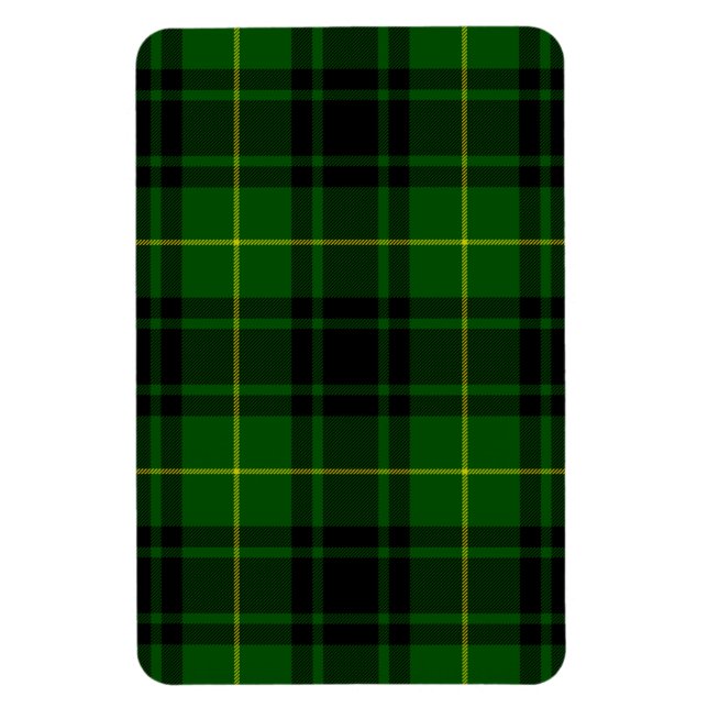 Íman Xadrez verde MacArthur tartan (Vertical)