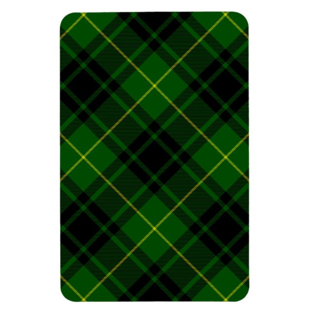 Íman Xadrez verde MacArthur tartan (Vertical)