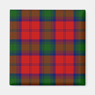 Íman Xadrez verde-vermelha Lindsay tartan