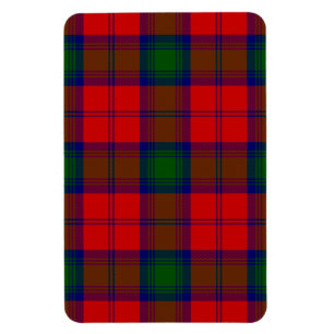 Íman Xadrez verde-vermelha Lindsay tartan