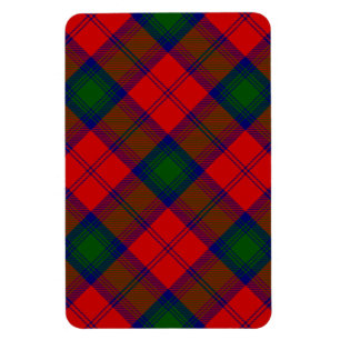 Íman Xadrez verde-vermelha Lindsay tartan