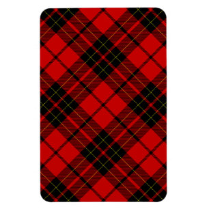 Íman Xadrez vermelha do Brodie tartan