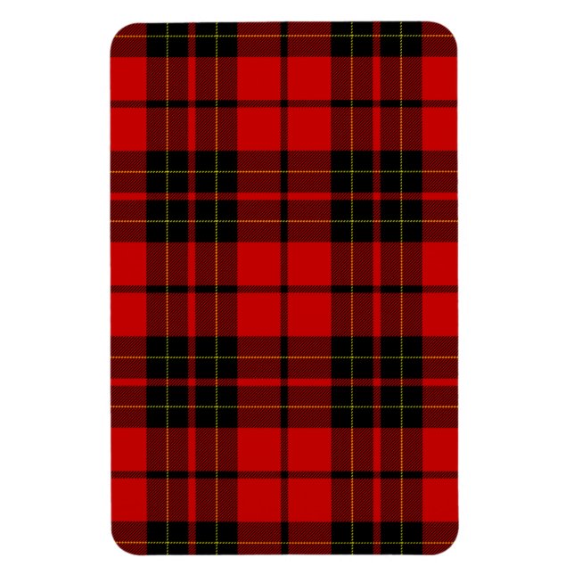 Íman Xadrez vermelha do Brodie tartan (Vertical)