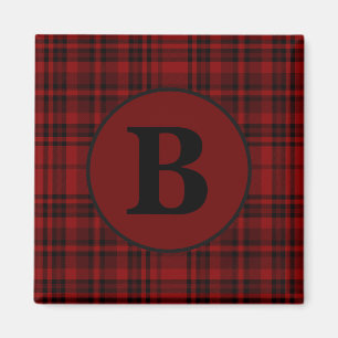 ÍMAN XADREZ VERMELHO EM QUADRADOS GINGHAM DE FAZENDA