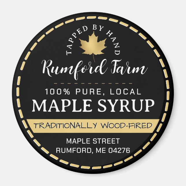 Íman Xarope de Promocional de Mercado do Agricultor Dou (Frente)