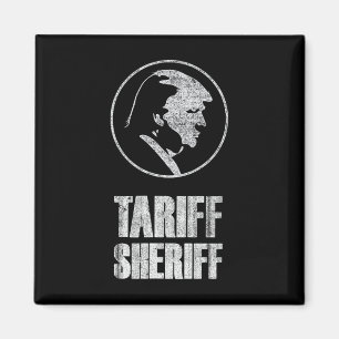 Íman Xerife de Tarifa Engraçado Presidente Trump Sátira