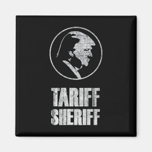 Íman Xerife Tarifário Divertido Presidente Trump Sátira