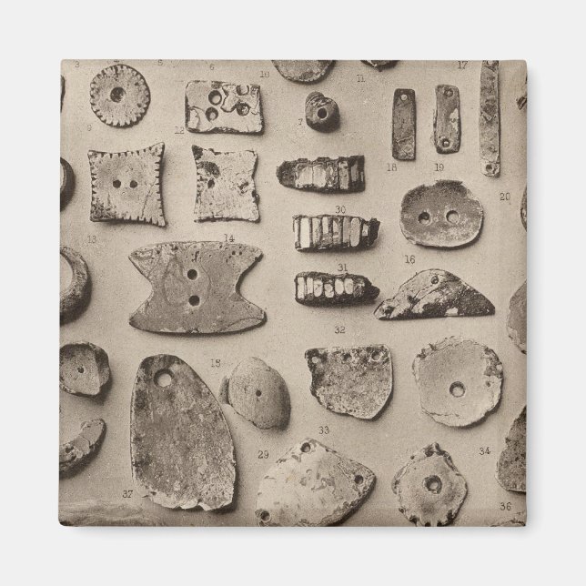 Íman XII enfeites Shell, então Califórnia (Frente)