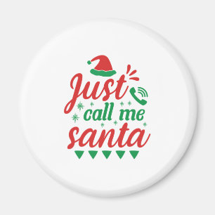 Íman Xmas Art Me Chame De Papais noeis