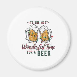 Íman Xmas Deu Um Tempo Maravilhoso Para Uma Cerveja