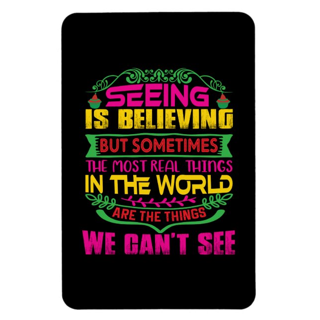 Íman Xmas Gift Ver Acredita (Vertical)