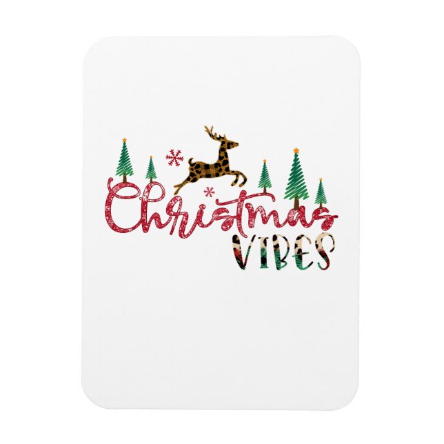 Íman Xmas Gift Vibes de Natal (Vertical)
