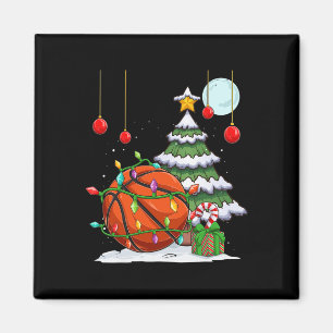 Íman Xmas Sketll Decorre As Luzes Das Árvores Natal
