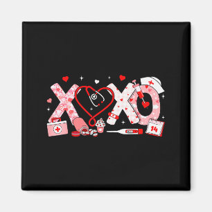 Íman Xoxo Enfermeira Dia dos Namorados Estetoscópio Nam