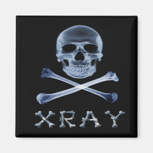 Íman XRAY PIRATE Flag RADIOLOGIA JOLLY ROGER