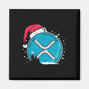Íman Xrp Chapéu De Natal Moonshot Ripple Crypto Merch P
