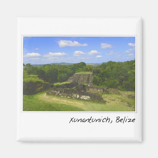 Íman Xunantunich Mayan Ruin em Belize (Frente)