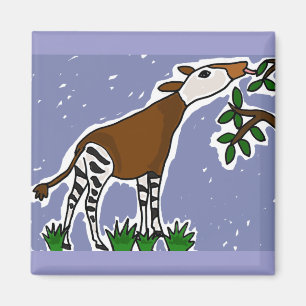 Íman XX- desenhos animados da arte do Okapi