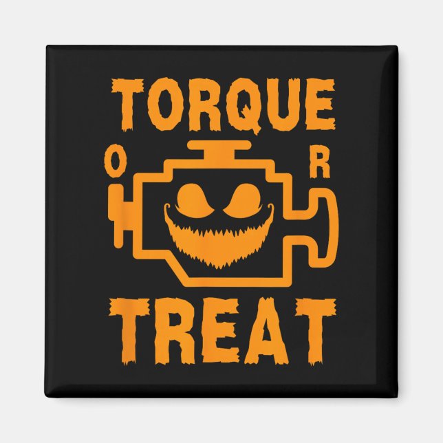 Íman Y Sinal De Motor Pumpkin Face Torque Ou Tratar Hal (Frente)