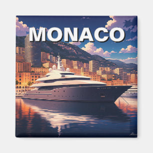 Íman Yacht no Mônaco Monte Carlo Europe Viagem
