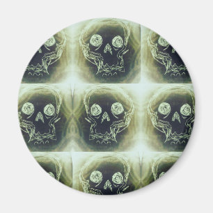 Íman yaie Skull 666 chaveiro