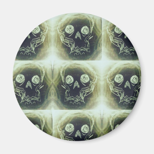 Íman yaie Skull 666 chaveiro (Frente)