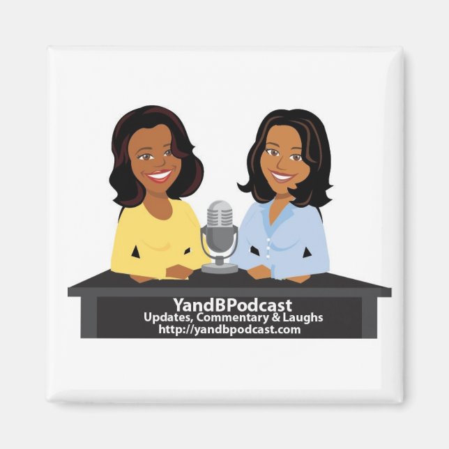 Íman YandBPodcast Magnet (Frente)