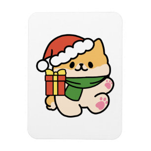 Íman Yappy Howlidays - Bela Cartoon de Cão de Natal