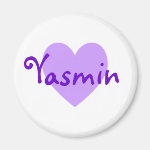 Íman Yasmin em roxo