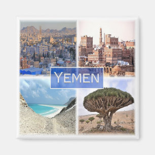 Íman YE003 YEMEN, Mosaico, Ásia, frigorífico