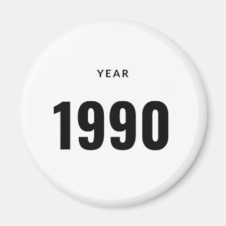 Íman Year 1990 Magnet