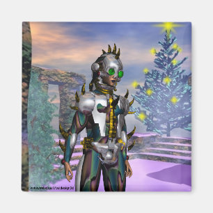 ÍMAN YEAR'EVE NOVO DE UM CYBORG DEIXADO CAIR DO FUTURO